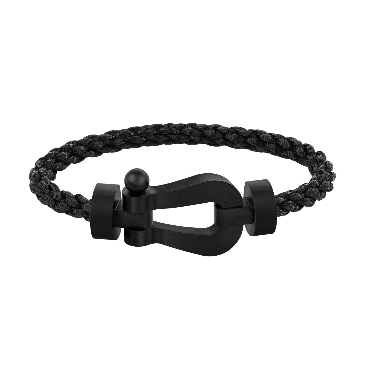 Fred Force 10 Extra Large ADLC Titanium Cable Bracelet Size 18 inches